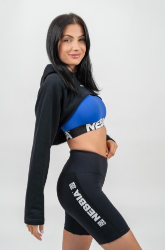 Худи Nebbia Designer Cropped Hoodie Gym Time Black 259