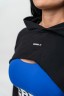 Худи Nebbia Designer Cropped Hoodie Gym Time Black 259
