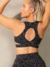 Топ Ryderwear Empower Sports Bra - Black Leopard