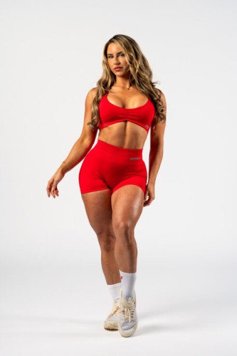 Шорти Nebbia High Waisted Push-Up Shorts TOTALLY SEAMLESS Red 304