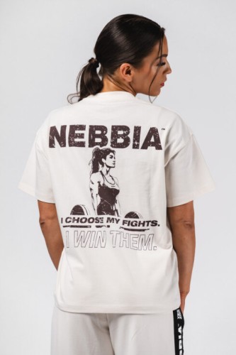 Футболка Nebbia Oversized Tee RESET Cream 491