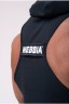 Майка с капюшоном NEBBIA NO EXCUSES Tank Top with a Hoodie 173 black