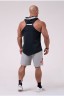 Майка с капюшоном NEBBIA NO EXCUSES Tank Top with a Hoodie 173 black