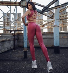 Леггинсы Fitzona Leggins Classic darkred