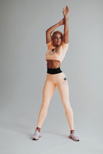 Топ Fitzona Orange Tee Short Sleeve