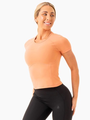 Футболка NKD Frame Fitted T-Shirt - Terracotta