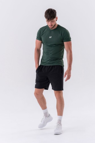 Футболка Nebbia Classic T-shirt “Reset” Dark Green 327