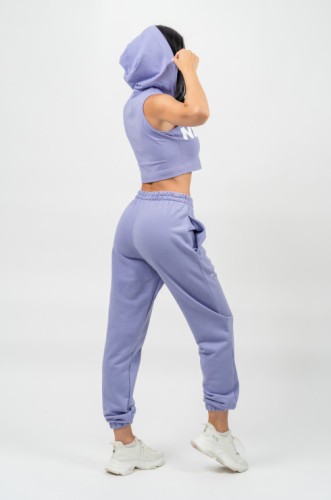 Топ Nebbia Sleeveless Zip-Up Hoodie Muscle Mommy Light Purple 258