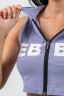 Топ Nebbia Sleeveless Zip-Up Hoodie Muscle Mommy Light Purple 258