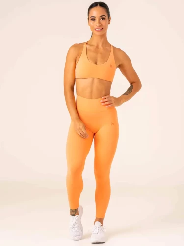 Леггинсы Ryderwear NKD High Waisted Scrunch Leggings - Orange Sherbet