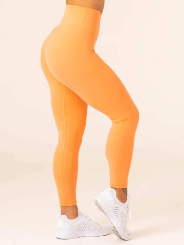 Леггинсы Ryderwear NKD High Waisted Scrunch Leggings - Orange Sherbet