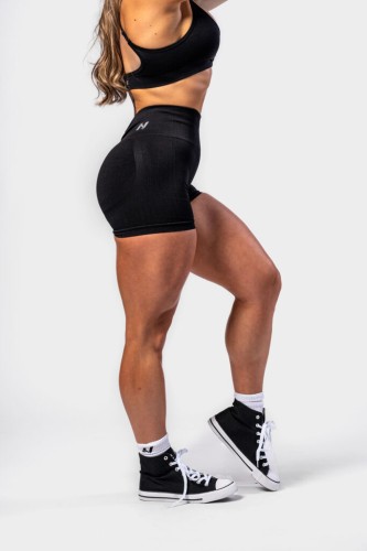 Шорти Nebbia High Waisted Push-Up Shorts TOTALLY SEAMLESS Black 304