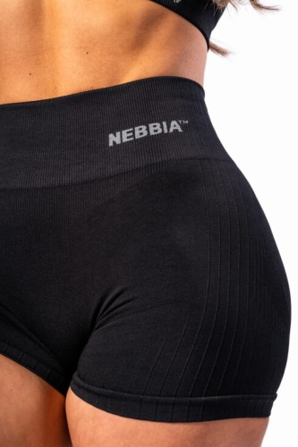 Шорти Nebbia High Waisted Push-Up Shorts TOTALLY SEAMLESS Black 304