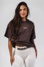 Футболка Nebbia Oversized Tee RESET Dark Brown 491