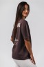 Футболка Nebbia Oversized Tee RESET Dark Brown 491