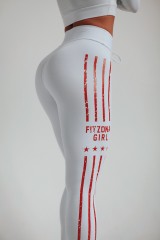 Леггинсы WHITE LEGGINGS FITZONA GIRL