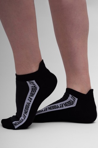 Носки NEBBIA "STEP FORWARD" Ankle Socks Black 110