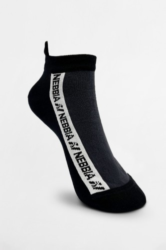 Носки NEBBIA "STEP FORWARD" Ankle Socks Black 110
