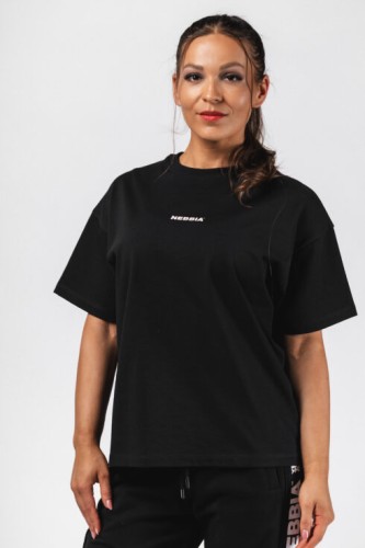 Футболка Nebbia Oversized Tee RESET Black 491