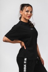 Футболка Nebbia Oversized Tee RESET Black 491