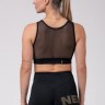 Топ жіночий спортивний з сіткою на спині NEBBIA Gold Mesh 830