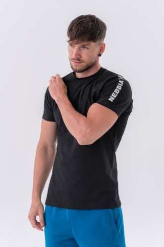 Футболка Nebbia Sporty Fit T-shirt “Essentials” Black 326