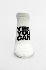 Носки NEBBIA "HI-TECH" Ankle Socks YES YOU CAN White 122