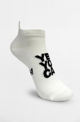 Носки NEBBIA "HI-TECH" Ankle Socks YES YOU CAN White 122