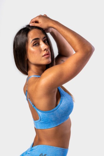 Топ Nebbia Medium-Support Sports Bra TOTALLY SEAMLESS Blue 305