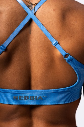 Топ Nebbia Medium-Support Sports Bra TOTALLY SEAMLESS Blue 305