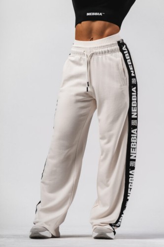 Штаны Nebbia Straight Leg Sweatpants URBAN Cream 490