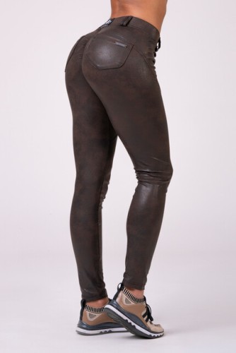 Штани NEBBIA LEATHER LOOK BUBBLE BUTT PANTS 538