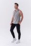 Майка Nebbia Fitness Tank top with a hoodie Light Grey 323