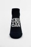 Шкарпетки NEBBIA "HI-TECH" Ankle Socks YES YOU CAN Black 122
