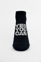 Носки NEBBIA "HI-TECH" Ankle Socks YES YOU CAN Black 122