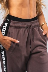 Штаны Nebbia Straight Leg Sweatpants URBAN Dark Brown 490