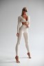 Топ Fitzona BEIGE TOP WITH LONG SLEEVE AND TIE