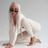 Жіночий повітряпровідний топ Fitzona Beige With Long Sleev and Tee Tamanho