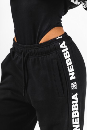 Штани Nebbia Straight Leg Sweatpants URBAN Black 490
