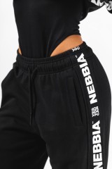 Штаны Nebbia Straight Leg Sweatpants URBAN Black 490