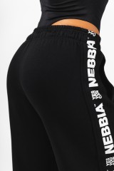 Штаны Nebbia Straight Leg Sweatpants URBAN Black 490