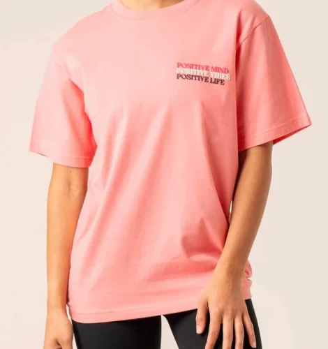 Футболка Ryderwear Positive Vibes T-Shirt - Pink
