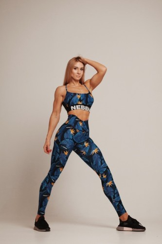 Леггинсы HIGH-WAIST OCEAN POWER LEGGINGS OCEAN BLUE 561