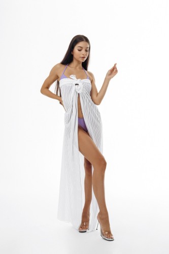 Парео Nebbia BRASILIA Beach Scarf White 769