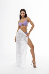 Парео Nebbia BRASILIA Beach Scarf White 769