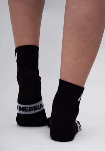Шкарпетки NEBBIA "EXTRA PUSH" Crew Socks Black 128