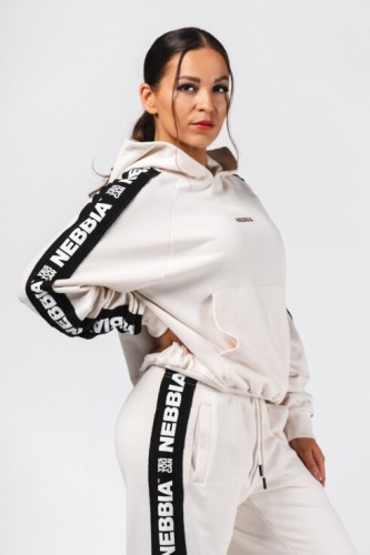 Худи Nebbia Classic Hoodie OFF-DUTY Dark Cream 489