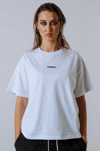 Футболка Nebbia Relaxed Tee POWER White 894
