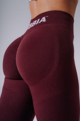 Леггинсы Nebbia High-Waist Push-Up Leggings FLOW SEAMLESS Bordo 496