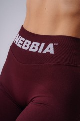 Леггинсы Nebbia High-Waist Push-Up Leggings FLOW SEAMLESS Bordo 496